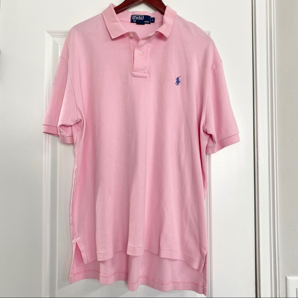 Pink Polo Ralph Lauren Logo Short Sleeve Polo Like New